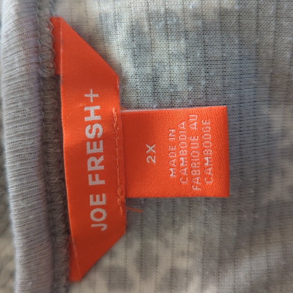 Women's Gray Snowflake Nightshirt 2X - Picture 4 of 5